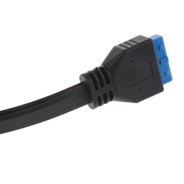 2 гнездовых порта USB 3.0 A для материнской платы, 20 контактов совпадают
