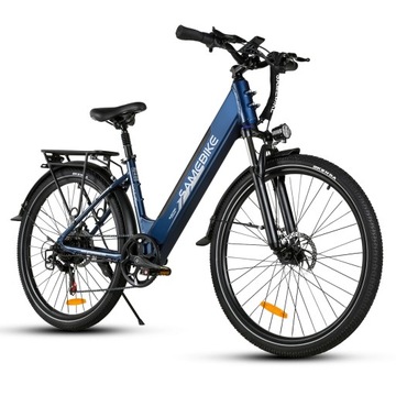 Электрический городской велосипед Samebike 250 Вт, 15 Ач, 90 км, 27,5 дюйма, женский/мужской электровелосипед