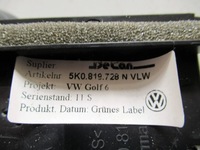 фото thumb №6, Vw golf vi решітка ґрати обдув 5k0819728n