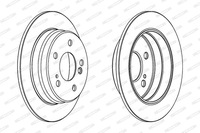 фото thumb №1, 2 x ferodo диск гальмівна ddf122