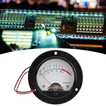 Круглый индикатор VU Meter в стиле ретро