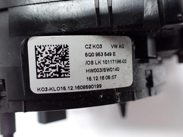 фото thumb №11, Кермовий/підкермовий перемикач стрічка комбінований 8v0953521hb оригінал audi a3 8v 17r