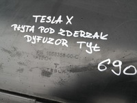 фото thumb №10, Tesla x плита pod бампер диффузор зад 1058356-00-c