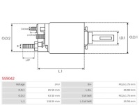 Электромагнит стартер ss5042 Доставка, фото thumb
