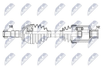 фото thumb №2, Npw-pl-115 nty полуось приводная opel insignia b 1.6c