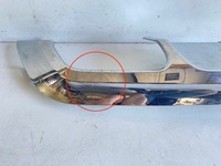 фото thumb №12, Спойлер захист бампера задня задня хром mercedes glk 204 x204 lift