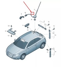 фото thumb №1, Audi a1 8x roof антена 8x4035501a