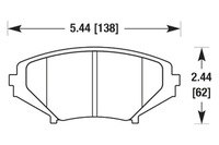 фото thumb №2, Тормозные колодки hawk hps 5.0 перед mazda rx-8