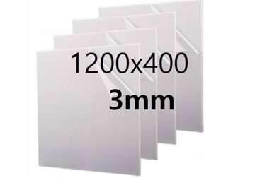 PLEKSI PLEXI PLEKSA PLEXA płyta na wymiar mleczna opal 120cm x 40cm x 3mm