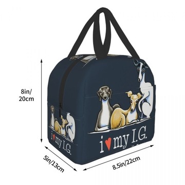 Портативная сумка для обеда Italian Greyhound Lover