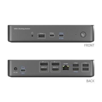 Док-станция Vuelogic VL-D210DL USB-C с технологией DisplayLink 14-в-1