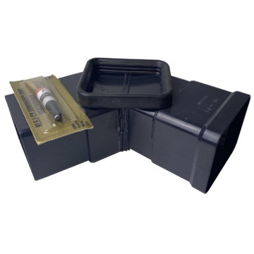 Galeco PVC2 Графит 7021 Необычное боковое колено 70x80