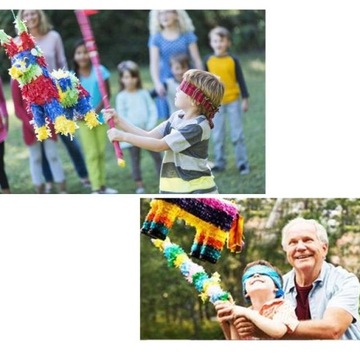 PINIATA pinata na URODZINY cyfra 1 kolorowa XXL