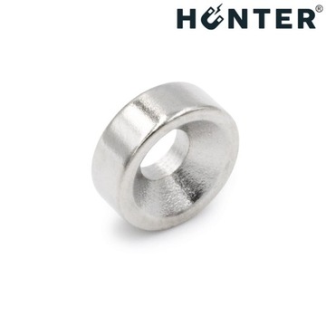 MAGNES NEODYMOWY Z OTWOREM pod wkręt 8x3 mm okrągły, walcowy, HUNTER 10 SZT