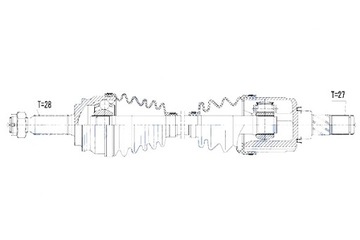 фото thumb №10, Nty піввісь привідна jeep compass patriot 2.0 2.4 4wd 08- atm перед