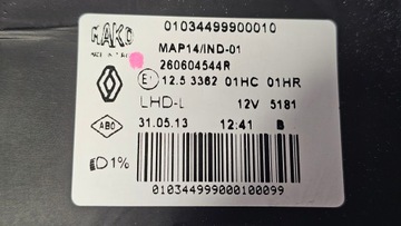 фото thumb №14, Лампа левая перед фара renault clio iv 260604544r оригинал