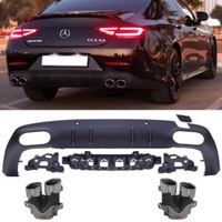 фото thumb №1, Диффузор бампера насадки хром mercedes cls c257 x257 w257 53 amg