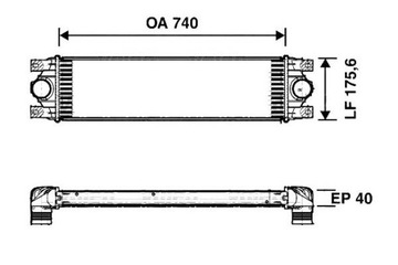 фото thumb №2, Valeo интеркулер renault master 1,9-3,0 dci 01-