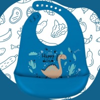 Силикон BLIND LINES WITH POCKET BLUE WITH DINOSAUR 24-32 см.