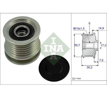 фото thumb №2, Ina сцепление генератора mercedes c 200d 220d