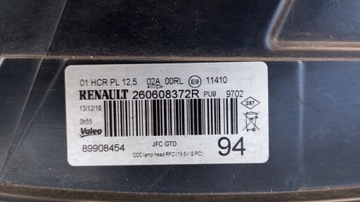 фото thumb №16, 260608372r лампа левый перед eu renault espace v