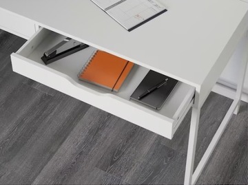 IKEA ALEX Biurko biały 132x58 cm