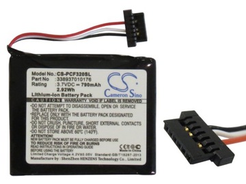 Аккумулятор CS-PCF320SL для Pioneer 338937010176 827304 CXE-2188 Avic-F320BT