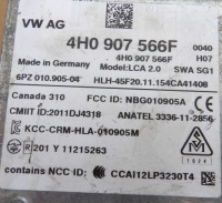 фото thumb №3, Audi a8 d4 09-17 асистент поперечина руху 4h0907566f