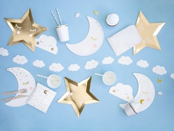 Золотые тарелки Birthday Star x6 TPP38-019ME