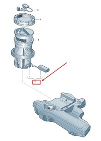 фото thumb №2, Skoda rapid nh fuel delivery unit and fuel датчик sender 6r0919050k