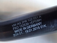 фото thumb №3, Vw amarok труба wąż wody жидкость 2h6122051a