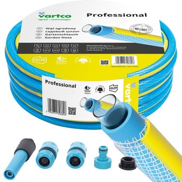 Садовый шланг 4-х слой 25BAR 1/2 '' 20m + наконечник набор продукта лак
