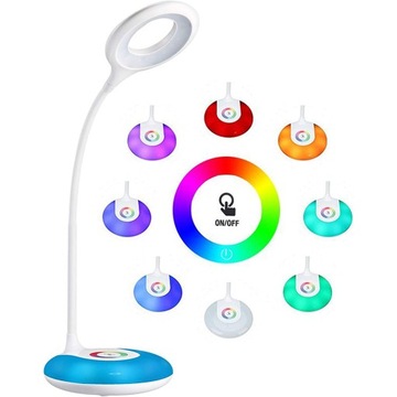СЕНСОРНАЯ НАСТОЛЬНАЯ ЛАМПА СВЕТОДИОДНАЯ НОЧНАЯ НАСТОЛЬНАЯ ЛАМПА RGB USB