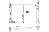 фото thumb №2, Радіатор renault kangoo 1,5d 08- hella