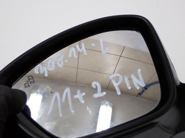 фото thumb №10, Дзеркало ліві європа eu 11+2-pin асистент оригінал peugeot 308 ii t9 14r