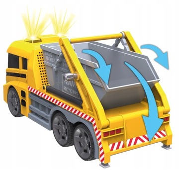 CITY FLEET Мусоровоз с КОНТЕЙНЕРОМ DUMEL