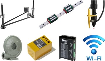 CO2 лазерный плоттер для гравировки Laser 1390N 130x90