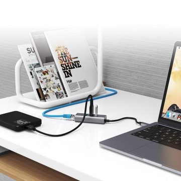 KARTA SIECIOWA HUB USB 3.0 GIGABIT LAN 1GB/s RJ45
