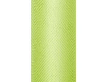 TIUL DO DEKORACJI ŚLUBNYCH ZIELONY JASNY - 15cm