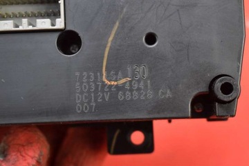 фото thumb №8, Панель управление воздуховод климат 72311sa130 subaru forester 2 ii рестайлинг 05-08