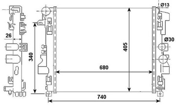 фото thumb №14, Радиаторов двигателя nrf 53801 6395010401
