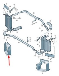 фото thumb №8, Audi q8 интеркулер правый air воздуховод guide 4m8145334a