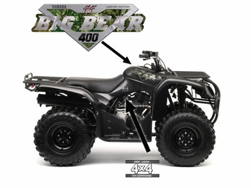 Naklejki quad YAMAHA Big Bear ! Do wyboru 350 400
