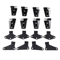 фото thumb №9, 16pcs 4 -дверные набор петля петля с болтами 55395392ae black vb
