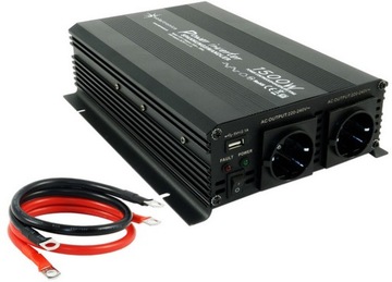 PRZETWORNICA NAPIĘCIA 12V/230V MOC 1500/3000W