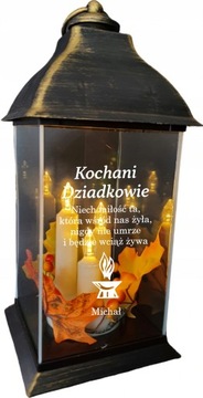 Венок CRAFT LANTERN с ГРАВИРОВАННОЙ надписью и датой