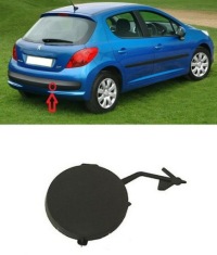 фото thumb №2, Peugeot 207 2006-2009 заглушка фаркоп задняя задняя