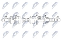 фото thumb №14, Npw-ft-020 nty привідний вал привідна fiat 1.3jtd grande punto 199 05-, punto evo