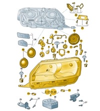 фото thumb №2, Фара передній правий skoda rapid оригінальний номер 5jb941016b