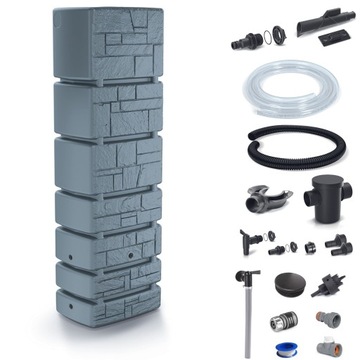 TOWER STONE 350л бак для дождевой воды, соединения